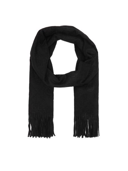 Guess Szalik AM9673 POL03 Czarny. Czarne rękawiczki Guess, z aplikacjami, z poliesteru. Za 234.99 zł.