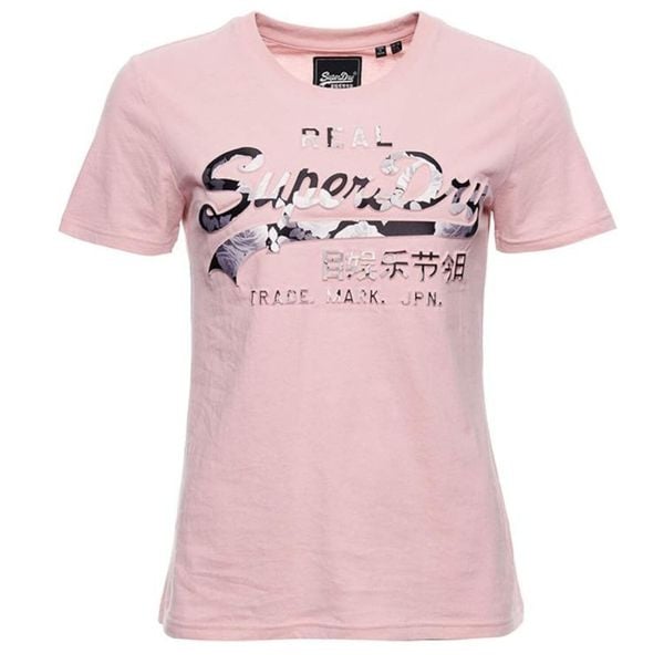 Koszulka turystyczna damska Superdry Photo Rose. Czerwone koszulki sportowe Superdry, bez wzorów, z bawełny, bez ramiączek. W wyprzedaży za 70.00 zł.