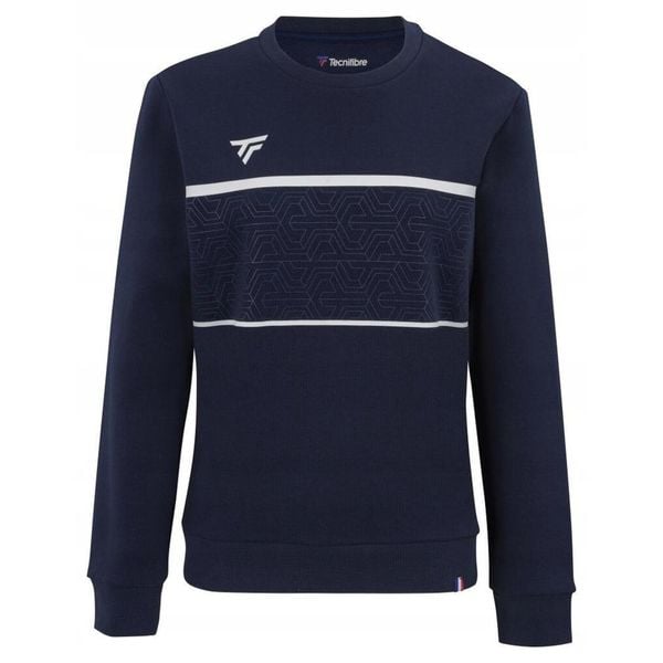 Bluza damska lifestyle Tecnifibre Team Sweater. Niebieskie bluzy TECNIFIBRE, bez wzorów, bez kaptura. W wyprzedaży za 199.00 zł.