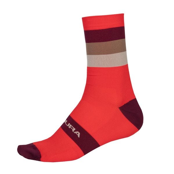 Endura Bandwidth Sock Pomegranate - skarpety kolarskie. Brązowe skarpety ENDURA, bez wzorów. Za 195.99 zł.