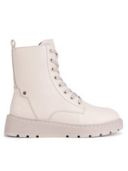 Rieker Botki 70401-60 Beżowy. Brązowe botki Rieker, bez wzorów, ze skóry, bez obcasa, na płaskiej podeszwie, bez zapięcia. Za 343.00 zł.