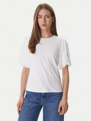 DKNY Sweter P6BH7ENV Biały Regular Fit. Białe swetry DKNY, xl, bez wzorów, bez ramiączek. Za 389.99 zł.
