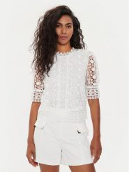 Morgan Bluzka 221-OLAY Écru Regular Fit. Bluzki Morgan, bez wzorów, z syntetyku, bez kołnierzyka, bez ramiączek. Za 239.99 zł.