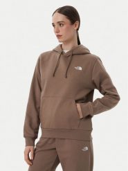 The North Face Bluza Evolution Simple Dome NF0A8CWN Brązowy jasny Regular Fit. Brązowe bluzy The North Face, s, bez wzorów, z bawełny, bez kaptura. Za 299.99 zł.