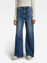 G-Star Dżinsy "Deck" - Skinny fit - w kolorze niebieskim rozmiar: W27/L32. Niebieskie jeansy G-Star, l, z aplikacjami, z podwyższonym stanem. Za 162.87 zł.