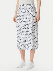 Tommy Jeans Spódnica midi DW0DW20272 Écru Regular Fit. Spódnice Tommy Jeans, s, bez wzorów, z jeansu, midi. Za 249.99 zł.