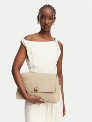Tory Burch Torebka Charlie 180727 Beżowy. Brązowe torebki klasyczne Tory Burch, bez wzorów, ze skóry, bez dodatków. Za 3,029.00 zł.