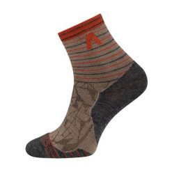 Skarpety Merino Alpinus Kuldiga. Brązowe skarpety Alpinus, bez wzorów, z bawełny. Za 59.00 zł.