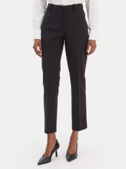 Tommy Hilfiger Chinosy Gabardine WW0WW48350 Czarny Slim Fit. Czarne spodnie materiałowe TOMMY HILFIGER, bez wzorów, z bawełny. Za 399.99 zł.