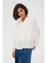 Kaffe Bluzka w kolorze białym rozmiar: 40. Białe bluzki Kaffe, bez wzorów, z wiskozy, bez kołnierzyka, bez ramiączek. Za 104.99 zł.