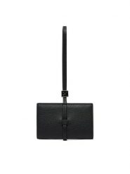 Calvin Klein Portfel Emblem Hw Pebble Wallet On Strap LV04F1130G Czarny. Czarne portfele Calvin Klein, bez wzorów, ze skóry. Za 289.99 zł.