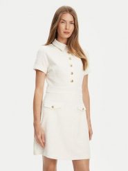 Guess Sukienka dzianinowa W5YK18 KCXO2 Écru Regular Fit. Sukienki Guess, xl, z aplikacjami, z dzianiny, bez kołnierzyka, bez ramiączek. Za 615.00 zł.
