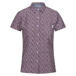 Koszula damska Regatta Mindano VIII. Fioletowe koszule Regatta, bez wzorów, sportowe, bez kołnierzyka, bez ramiączek. Za 172.50 zł.