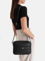 Beverly Hills Polo Club Torebka EO-BHPC-L-013-09 Czarny. Czarne listonoszki Beverly Hills Polo Club, bez wzorów, z materiału, bez dodatków. Za 249.99 zł.