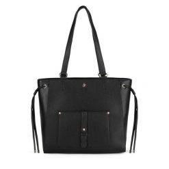 Torebka Beverly Hills Polo Club. Czarne torebki klasyczne Beverly Hills Polo Club, bez wzorów, bez dodatków. Za 229.99 zł.