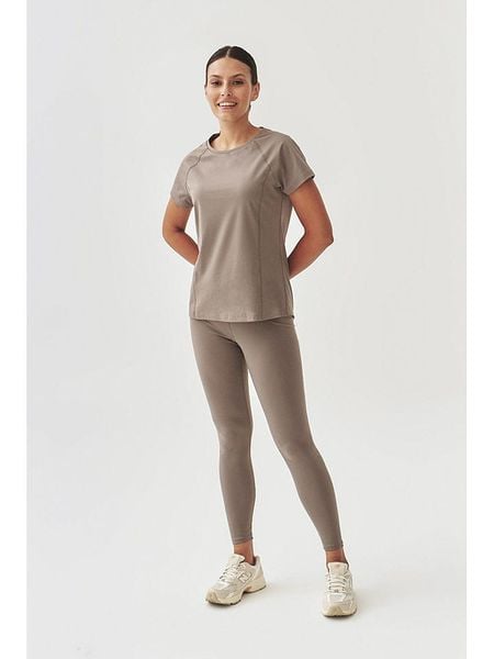 TATUUM Koszulka w kolorze szarobrązowym rozmiar: XL. Brązowe bluzki Tatuum, xl, bez wzorów, bez kołnierzyka, bez ramiączek. Za 76.95 zł.