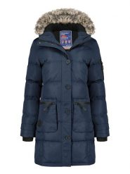 Canadian Peak Parka "Axelus" w kolorze granatowym rozmiar: M. Niebieskie parki Canadian Peak, m, bez kaptura. Za 268.55 zł.