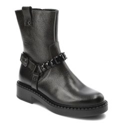 Zielone Botki Armodo Modne Obuwie Damskie Z Eleganckim Paskiem. Zielone botki Armodo, bez wzorów, z materiału, bez obcasa, na obcasie, bez zapięcia. Za 429.00 zł.