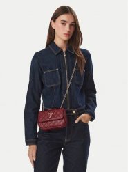 Guess Torebka J5YZ17 WGT10 Czerwony ciemny. Czerwone torebki klasyczne Guess, z aplikacjami, ze skóry, bez dodatków. Za 264.99 zł.