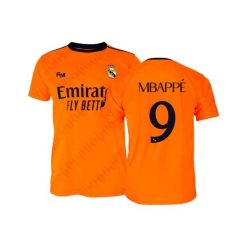 Koszulka kibica Real Madryt 2024-25 Premium Second Number - Mbappé - 9. Brązowe bluzki REAL MADRID, xl, bez wzorów, sportowe, bez kołnierzyka, bez ramiączek. W wyprzedaży za 222.46 zł.
