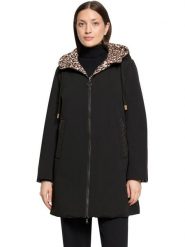 Betty Barclay Dwustronny płaszcz w kolorze beżowo-czarnym rozmiar: 44. Brązowe płaszcze Betty Barclay, bez wzorów, bez kaptura. Za 549.95 zł.