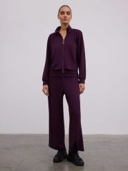 BGN Spodnie w kolorze fioletowym rozmiar: 40. Różowe spodnie materiałowe BGN, na co dzień, bez wzorów, z materiału. Za 96.14 zł.