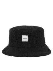 Calvin Klein Kapelusz Boucle LV04F5055G Czarny. Czarne kapelusze Calvin Klein, bez wzorów, z materiału. Za 219.99 zł.