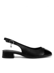 Lasocki Baleriny WYL4061-5Z Czarny. Czarne baleriny Lasocki, bez wzorów, z materiału, bez obcasa. Za 169.99 zł.