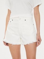 Sisley Szorty jeansowe 4QVSL9014 Biały Regular Fit. Białe szorty Sisley, bez wzorów, z bawełny. Za 149.99 zł.