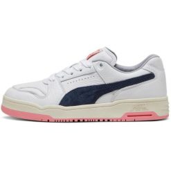 Buty sportowe Puma Slipstream Lo. Białe obuwie sportowe Puma, ze skóry, bez zapięcia. W wyprzedaży za 290.00 zł.
