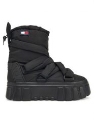 Tommy Jeans Śniegowce Tjw Chunky Snow Boot Nylon EN0EN02842 Czarny. Czarne trapery i śniegowce Tommy Jeans, z jeansu. Za 699.99 zł.