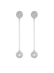 Swarovski Kolczyki 5732273 Srebrny. Szare kolczyki SWAROVSKI, srebrne. Za 509.99 zł.