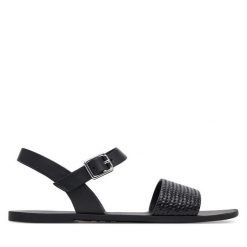Sandały Vagabond Shoemakers. Czarne sandały Vagabond Shoemakers, bez wzorów, bez obcasa, na płaskiej podeszwie, bez zapięcia. Za 329.99 zł.
