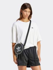 Adidas Koszulka w kolorze białym rozmiar: M. Białe bluzki Adidas, m, bez wzorów, bez kołnierzyka, bez ramiączek. Za 114.17 zł.
