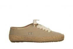 Espadryle Emu Agonis Organic Almond 119188, Brązowy, Materiał - 37. Brązowe espadryle EMU, bez wzorów, z bawełny, bez obcasa, bez zapięcia. W wyprzedaży za 224.10 zł.
