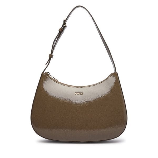 Torebka Furla. Brązowe torebki klasyczne Furla, bez wzorów, bez dodatków. Za 1,219.00 zł.