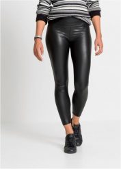 Legginsy termiczne. Czarne legginsy bonprix, bez wzorów. Za 94.99 zł.