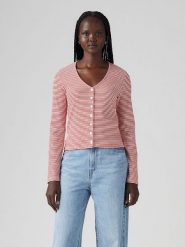 Levi's Koszulka w kolorze biało-czerwonym rozmiar: M. Białe bluzki Levi's®, m, bez wzorów, bez kołnierzyka, bez ramiączek. Za 113.90 zł.