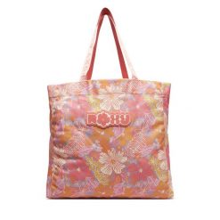 Torebka Roxy. Czerwone shopper Roxy, bez wzorów, bez dodatków. Za 119.99 zł.