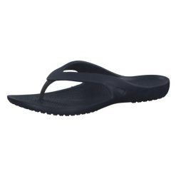 Japonki Dla Dorosłych Crocs Kadee II Flip. Niebieskie klapki Crocs, bez wzorów, z materiału, bez obcasa. Za 99.99 zł.