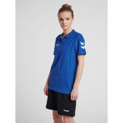 Koszulka tenisowa polo damska Hummel Go Cotton Polo Woman. Niebieskie koszulki polo Hummel, m, bez wzorów, bez kołnierzyka, bez ramiączek. Za 101.00 zł.