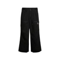 Spodnie narciarskie dla kobiet Superdry Ultimate Freestyle. Czarne spodnie narciarskie Superdry, bez wzorów, narciarskie. Za 892.50 zł.