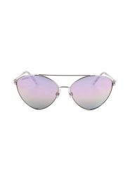 Swarovski Damskie okulary przeciwsłoneczne w kolorze srebrno-jasnoszarym rozmiar: 58. Szare okulary przeciwsłoneczne SWAROVSKI, bez wzorów, z tworzywa sztucznego. Za 244.95 zł.