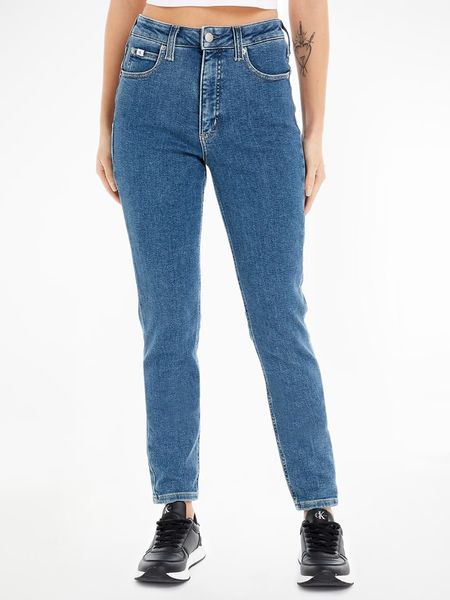 CALVIN KLEIN JEANS Dżinsy - Skinny fit - w kolorze niebieskim rozmiar: W32/L30. Niebieskie jeansy Calvin Klein Jeans, l, z aplikacjami, z podwyższonym stanem. Za 271.67 zł.