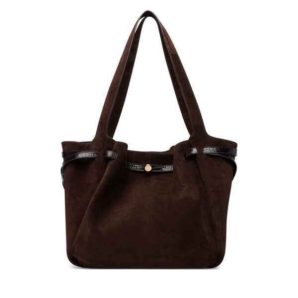 Torebka Tory Burch. Brązowe shopper Tory Burch, bez wzorów, bez dodatków. Za 3,064.00 zł.