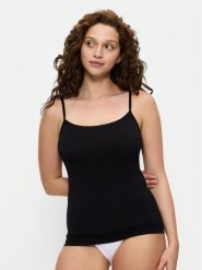 Triumph Top Sense Of Modal 10224795 Czarny Slim Fit. Czarne topy Triumph, xs, bez wzorów, z syntetyku, bez kołnierzyka, bez ramiączek. Za 39.00 zł.