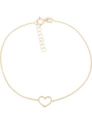 OR ÉCLAT Złota bransoletka "Coeur joli" z elementem ozdobnym rozmiar: onesize. Żółte bransoletki OR ÉCLAT, złote. Za 434.99 zł.