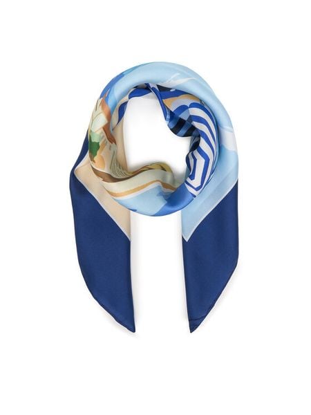 LAUREN RALPH LAUREN Chusta 454P09790001 Niebieski. Niebieskie rękawiczki Lauren Ralph Lauren, bez wzorów, z jedwabiu. Za 519.99 zł.