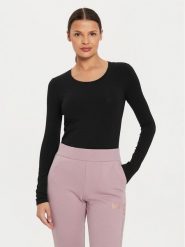 EA7 Emporio Armani Bluzka 6DTT06 TJQCZ 0210 Czarny Slim Fit. Czarne bluzki EA7 Emporio Armani, xxl, bez wzorów, z bawełny, bez kołnierzyka, bez ramiączek. Za 169.99 zł.