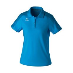 Damska koszulka polo Erima Evo Star. Fioletowe koszulki polo Erima, bez wzorów, bez kołnierzyka, bez ramiączek. Za 181.00 zł.